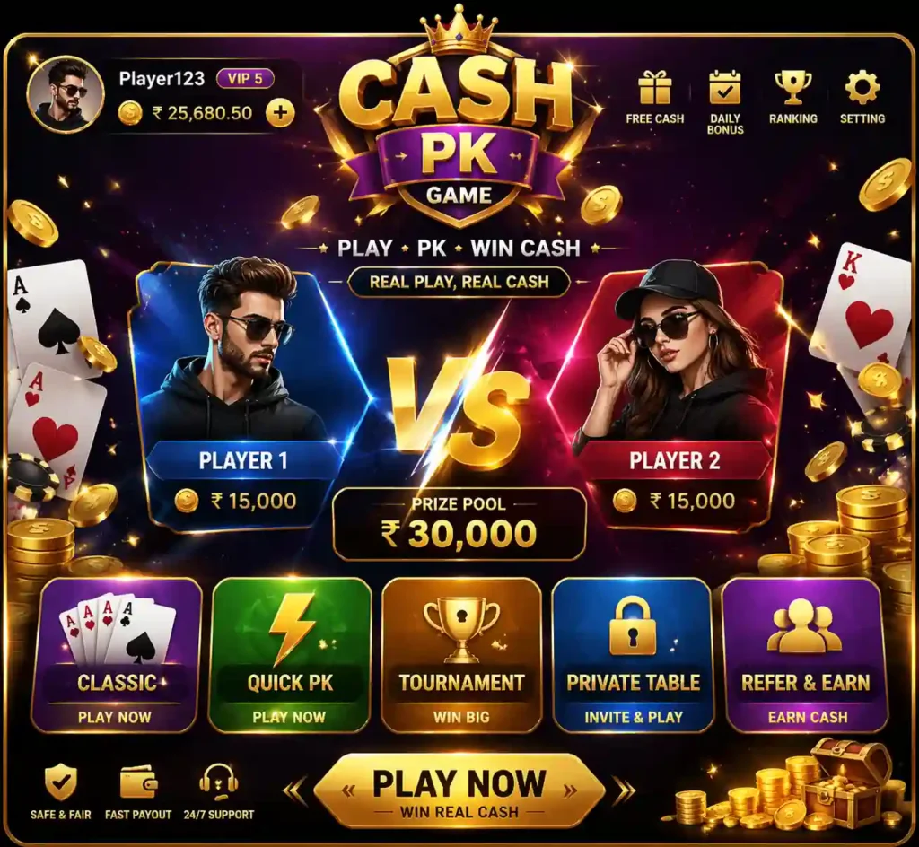 CASH PK Game