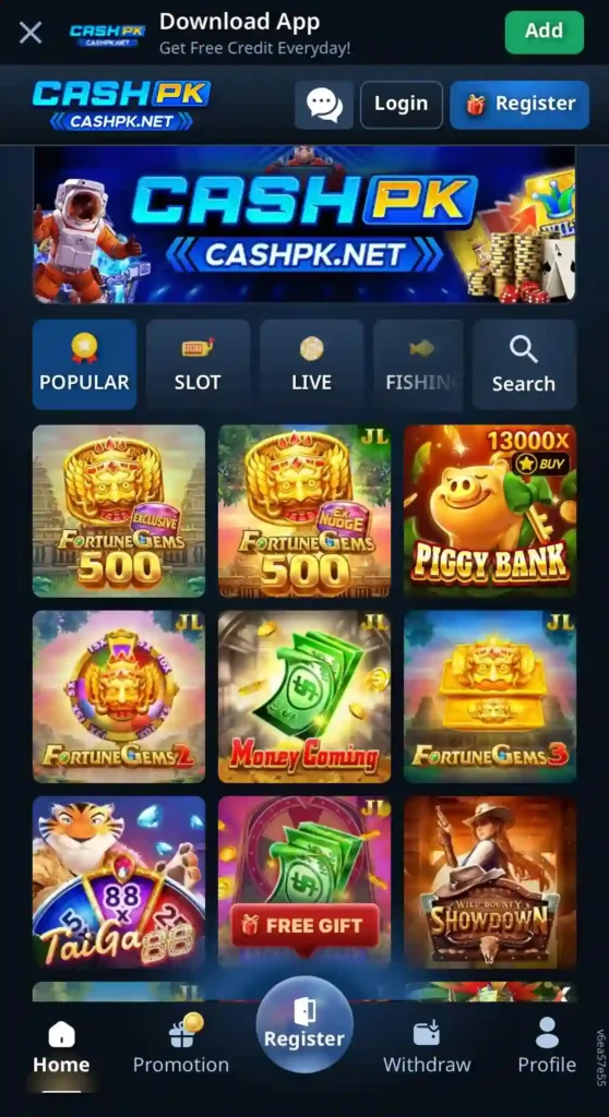 CASH PK Game
