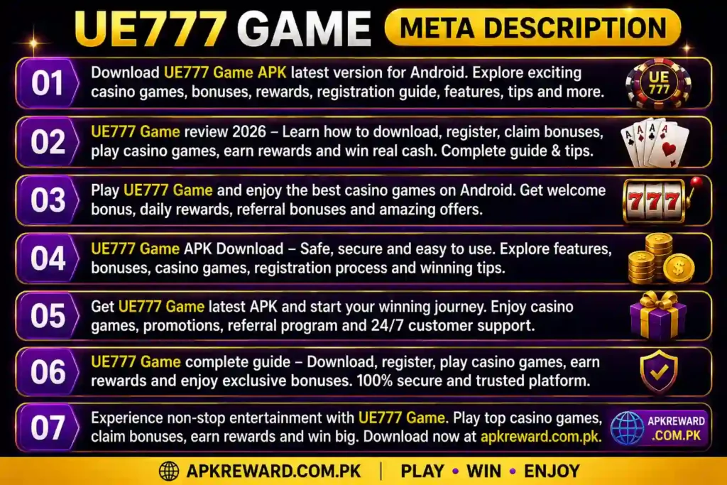 ue777 game